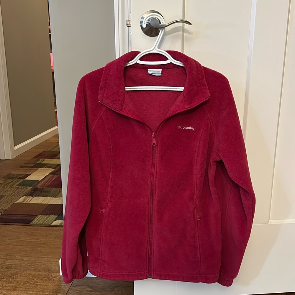 Women’s COLUMBIA FLEECE, Deep Pink/Red